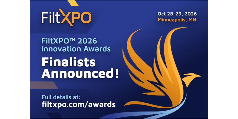 INDA and International Filtration News Announce FiltXPO 2026 Innovation Award Finalists